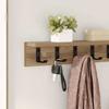 Wall Mounted Nightstand Artisan Oak 60 x 10.5 x 10.5 cm