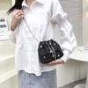 Luxury  Bucket Bag  Chain Shoulder Crossbody Bag For Women Personality Versatile Temperament Shoulder Bag