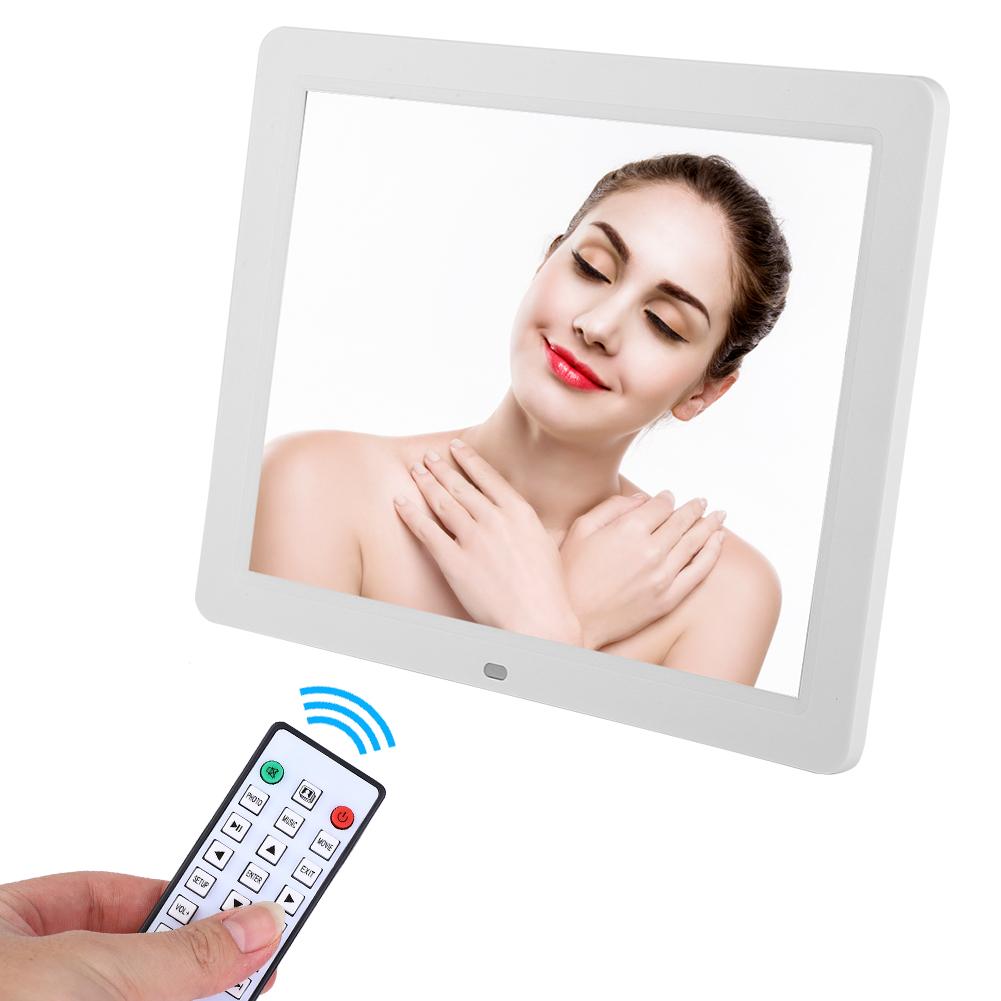 

XCLT-1202 800*600 разрешение 12 дюймов светодиодная многофункциональная HD цифровая фоторамка электронный альбом US Plug белый