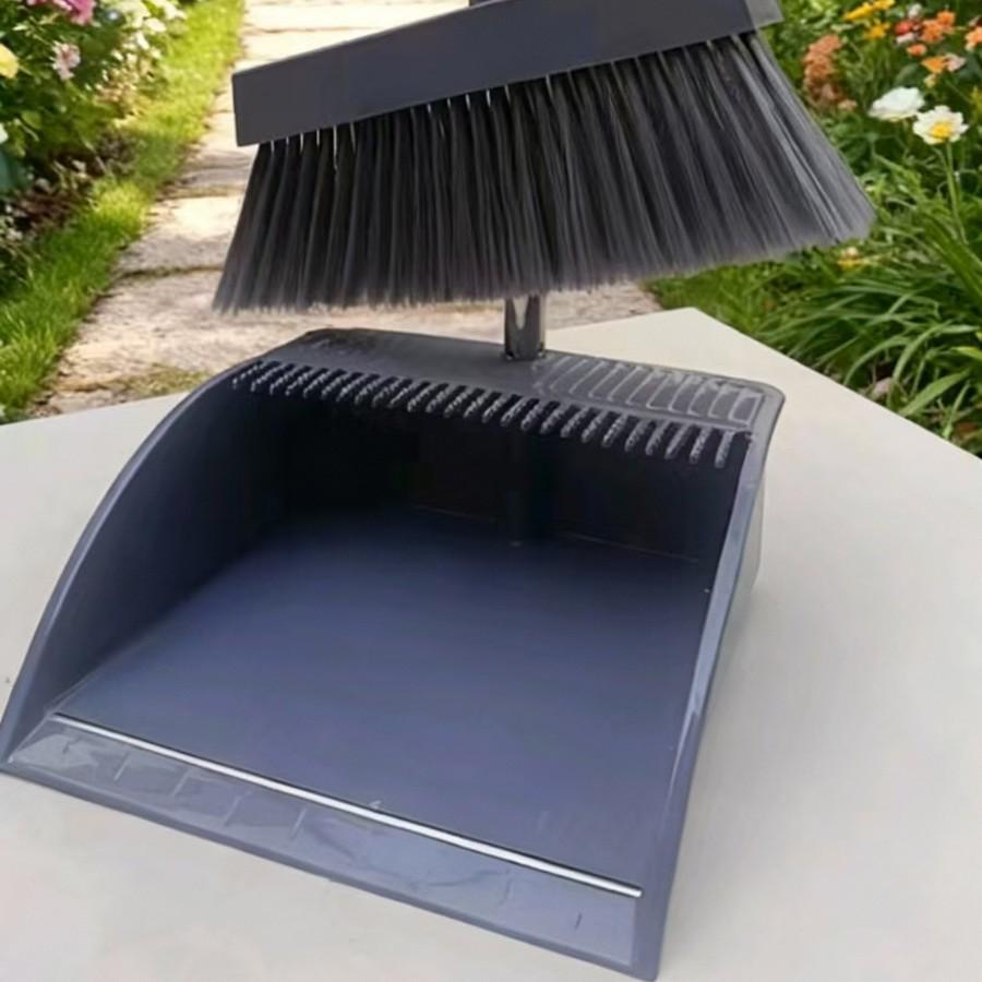 Улучшенный набор метлы и совка для уборки дома и кухни Dustpan and Broom Set