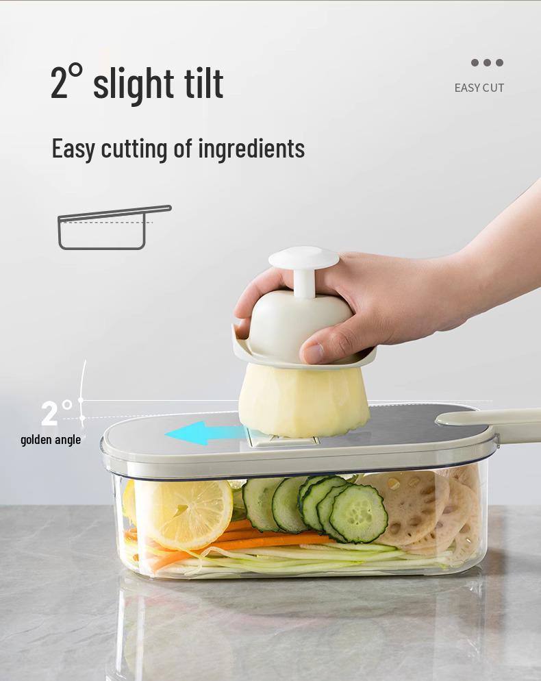 Multi-Functional Vegetable Slicer & Grater: Potato, Radish, Cucumber Peeler Tool