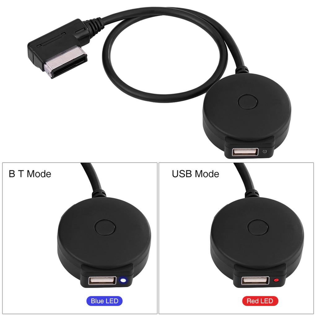 Car AMI MDI Bluetooth Audio AUX Female USB Adapter Cable for A1 A3