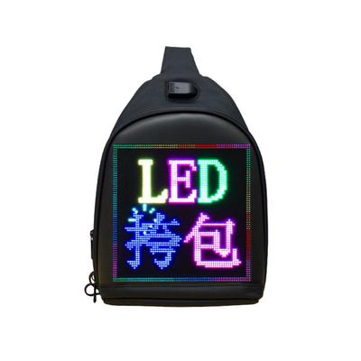 Mode LED Rucksack Smart Werbung Business Rucksack Wasserdicht LED Display Rucksack
