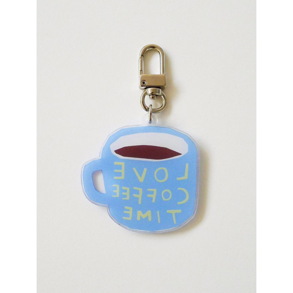 Liebe oder Nicht Liebe Kaffeezeit Schlüsselanhänger