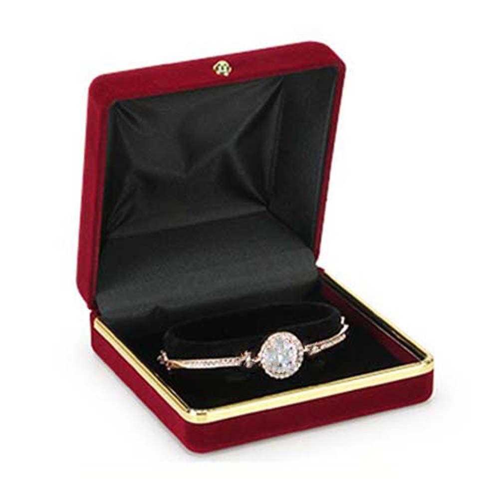 Verpackung Doppelt Öffnende Ohrringe Präsentation Aufbewahrungsboxen Halskettenetui Ringbox Schmuckauslage