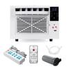 1100W Portable Desktop Air Conditioner Cold/Heat Dual Use 220V/AC With Remote Control LED Display Panel Air Cooling Heating Fan