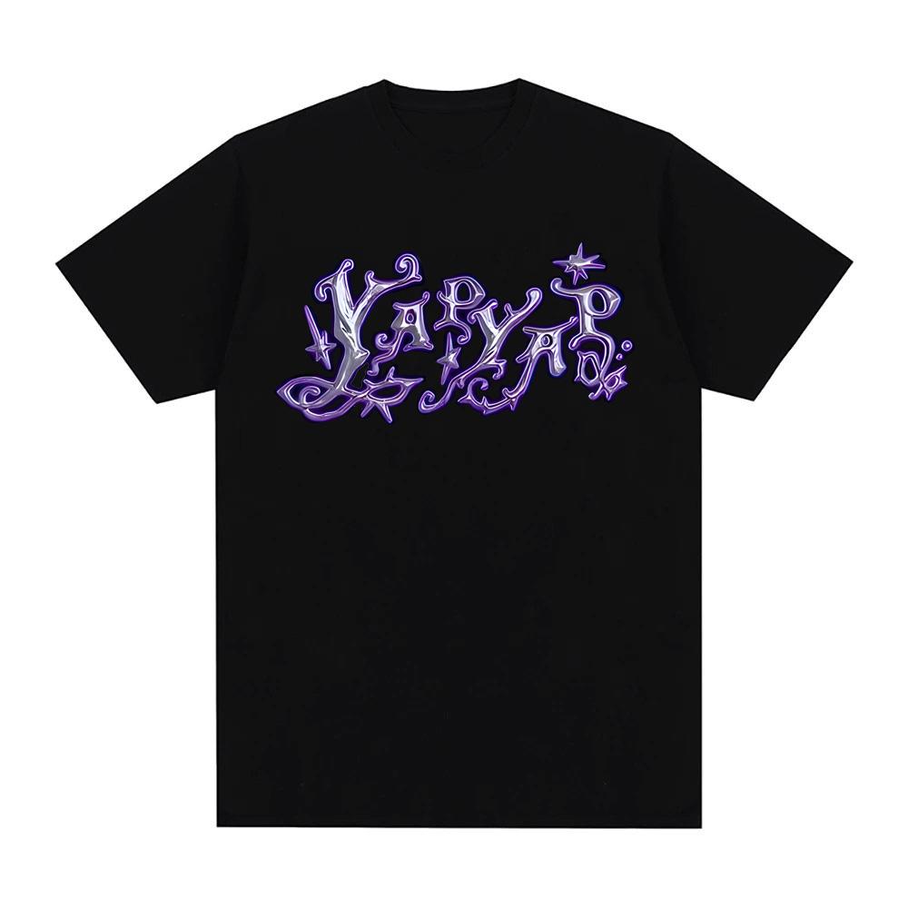YAPYAP Logo TEE 2026 New Style GAME Print T-shirt Comic 100% Cotton Comfortable Round Neck Short Sleeve Tops