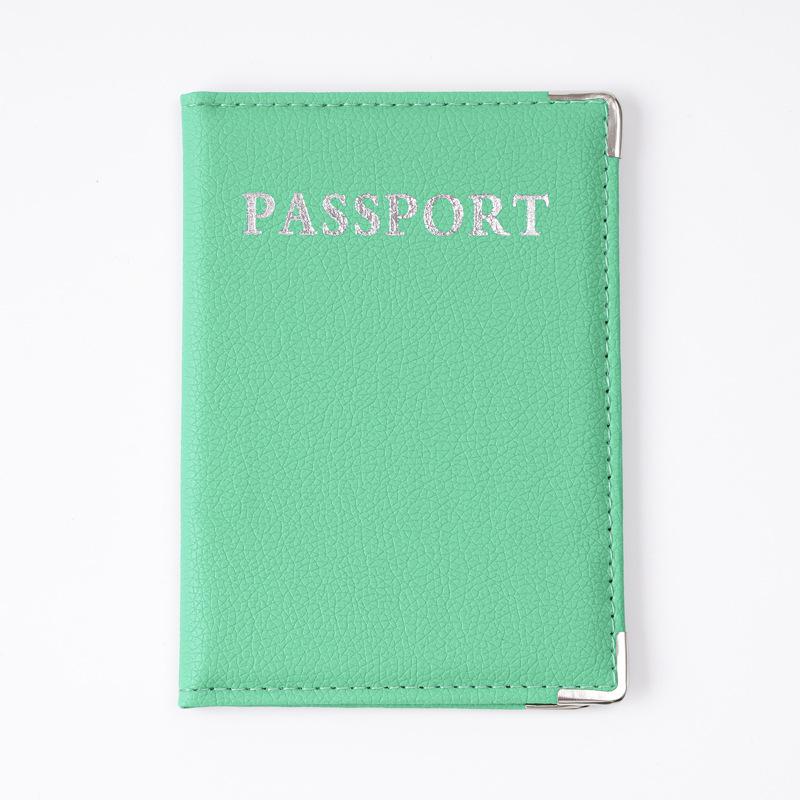 

Обложка для паспорта из ПУ кожи, дорожный держатель для паспорта, защитный чехол-органайзер, кошелек для билетов, документов, визиток, кредитных карт, удостоверений личности зелёный