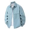 Men's High-End American Workwear Jacket: Trendy Spring/Autumn Loose-Fit Shirt-Style Coat (Customizable)