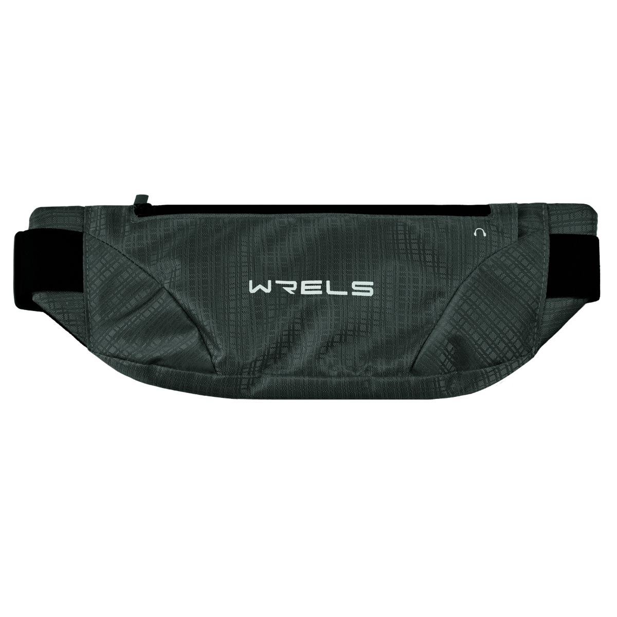 

WRELS Спортивная поясная сумка для бега на открытом воздухе - водонепроницаемая, ударопрочная, защита мобильного телефона, легкая, водонепроницаемая с отверстием для наушников серый