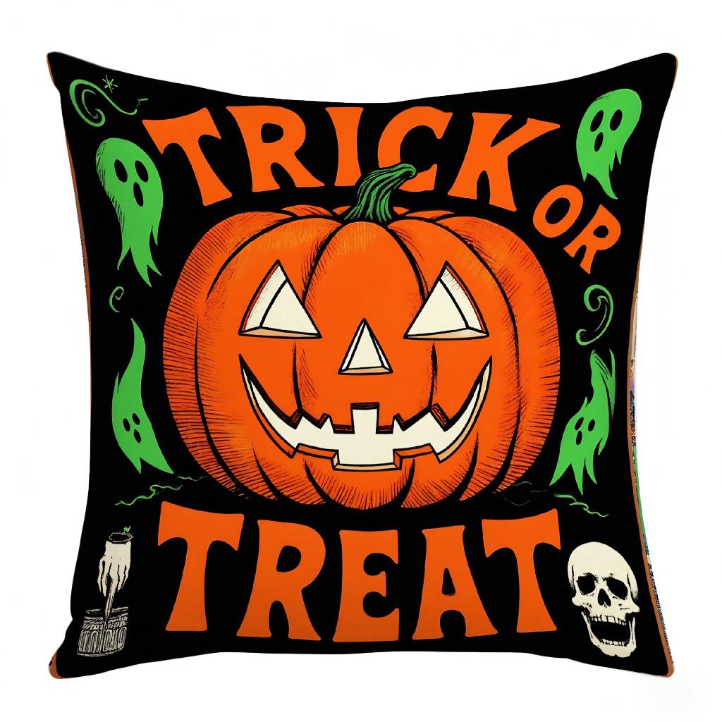 New Halloween Pillowcase Combination Sofa with Pillowcase Pillowcase Car Waist with Company Gift