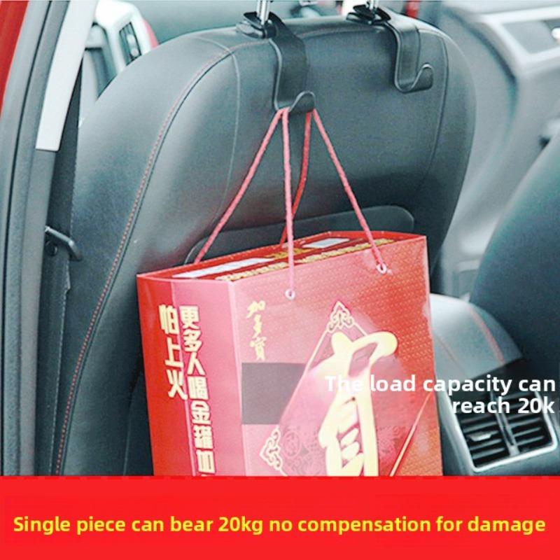 Hidden Multi-functional Car Hook for Rear Seat Backrest