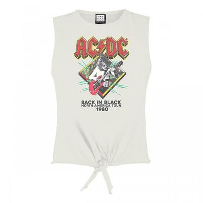 Top Cropped Feminino/Senhora Tour 80 AC/DC América do Norte
