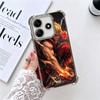 S-Street F-Fighters Soft Phone Case For Xiaomi Redmi Note 14 15 Pro Plus 13 12 11S 11T 5G 10 9S 9 Plating Anti-Fall Fundas