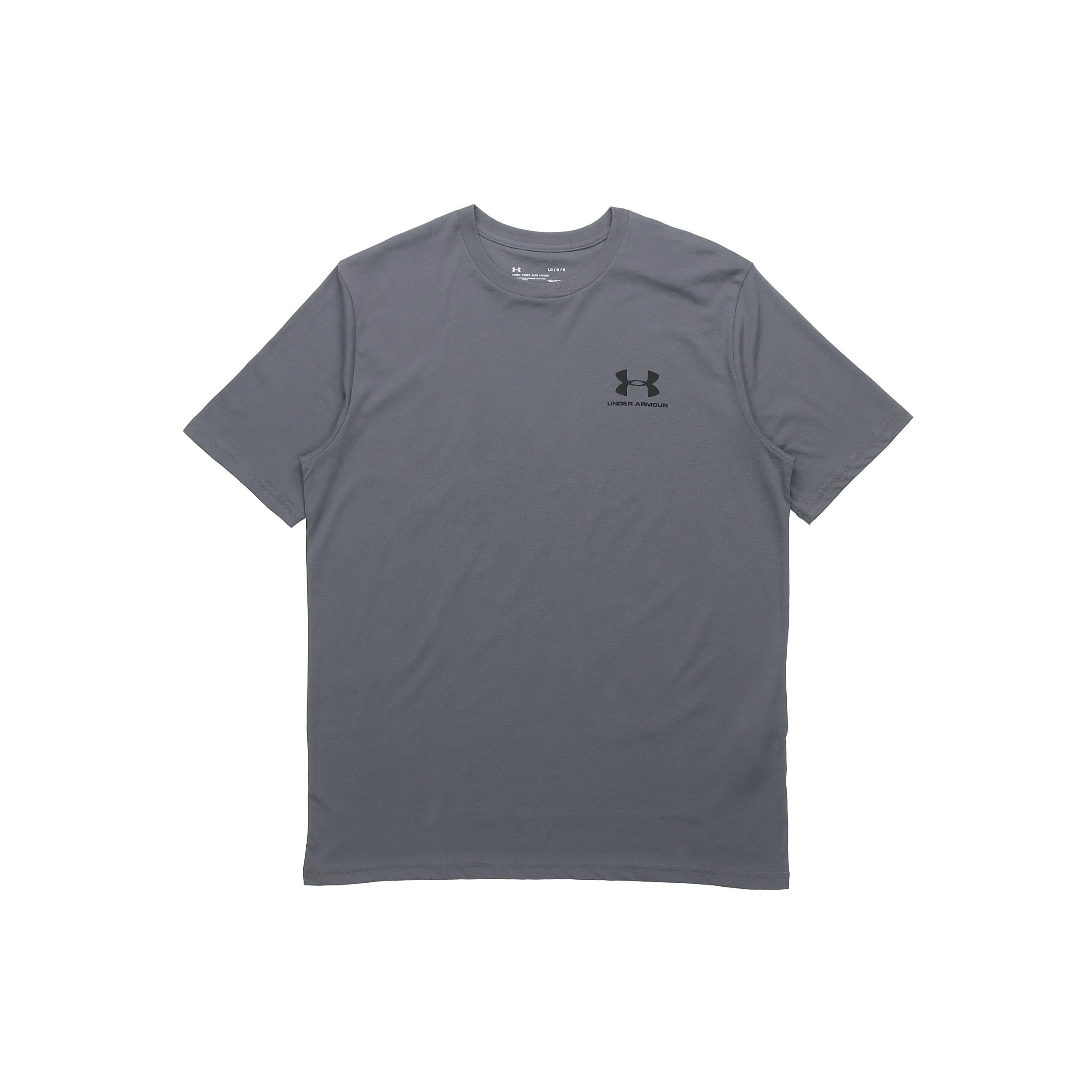 Футболка унисекс Under Armour серая 1326799-012 M