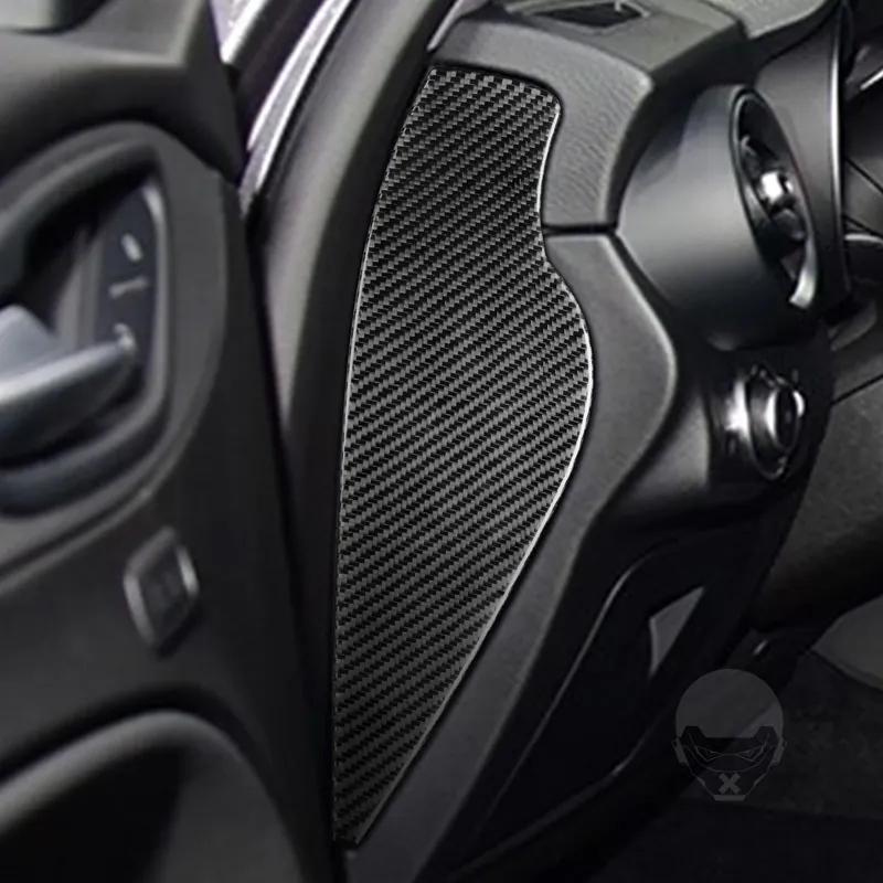For Alfa Romeo Stelvio 2016- Carbon Fiber Dashboard Both Sides Front Slot Panel Interior Car Accessories Cover Trim Sticker