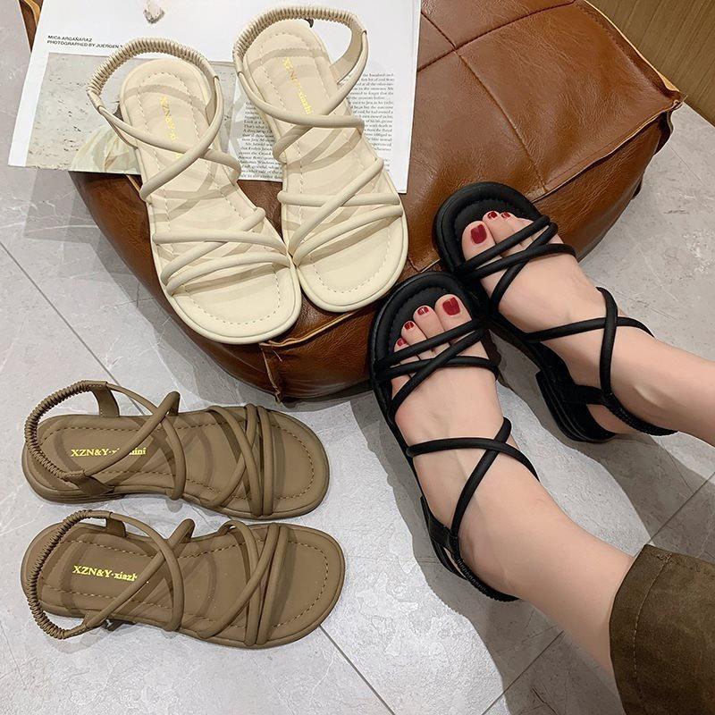 New Style Elegant Sandals for Women, Flat Bottom, Versatile and Comfortable Shoes