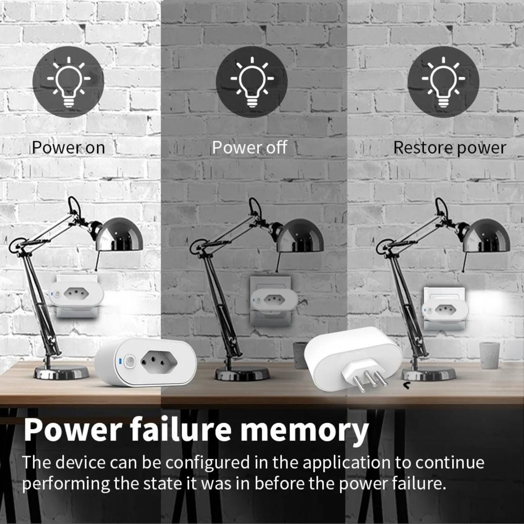 Upgrade Your Home Automation System with This Advanced Intelligent Wi-Fi Socket Adapter. Experience Enhanced 16A Power Capacity,