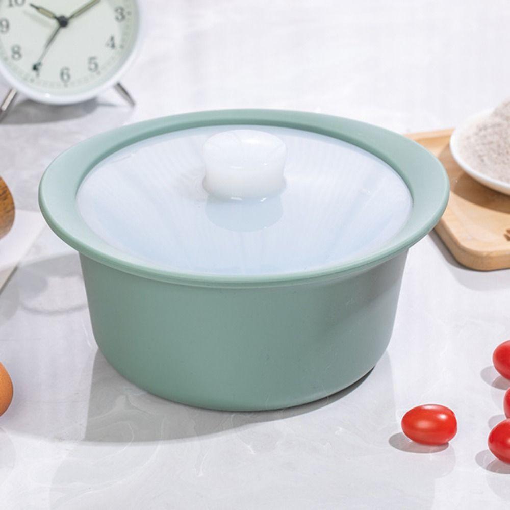 Fall-resistant Microwave Steamer Bowl Heat-Resistant Noodles Bowl Lunch Box Soup Bowl Refrigerator