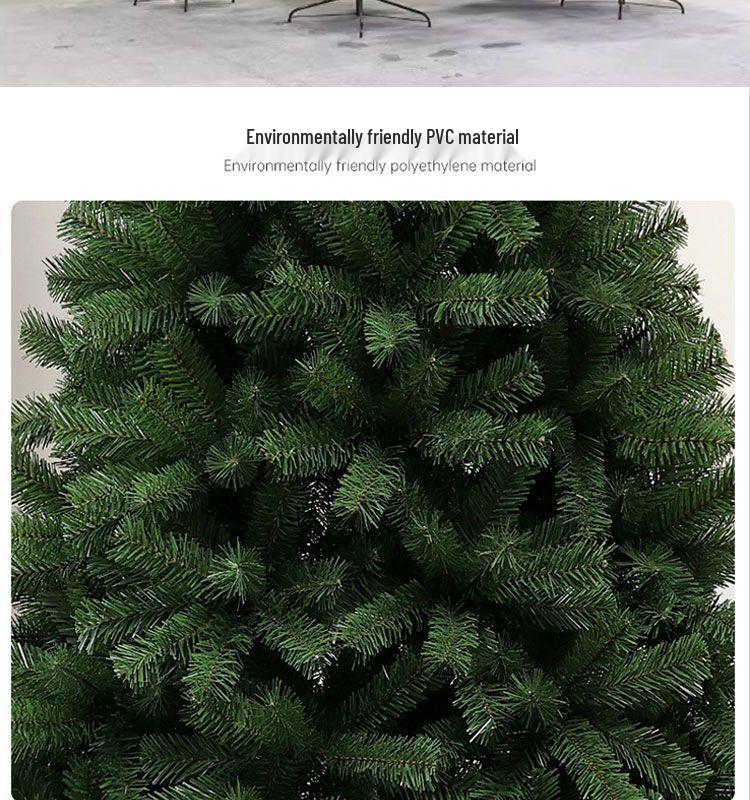 Christmas Tree & Decoration Set: 1.5/1.8/2.1/3M Sizes for Home & Mall Decor
