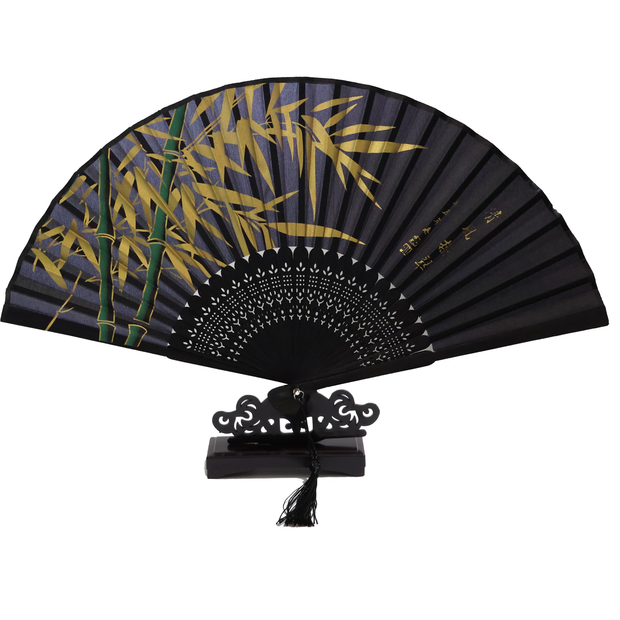 

Folding Japanese for Festivals and Fireworks Japanese Beautiful Gold Bamboo [DERAYEE] Fan, Bamboo, Style, Summer, Stylish, Handheld, Displays,