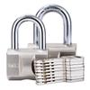 Anti-theft Design Heavy Duty Padlock With Keys Waterproof Padlock  Storage Protection