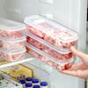 1/3/5Pcs Food Fruit Storage Box Multiple Compartments BPA Free Transparent Design Portable Refrigerator Freezer Organizer