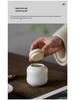 High-End White Porcelain Tea Storage Canister - Exquisite, Sealed, Portable Small Container 