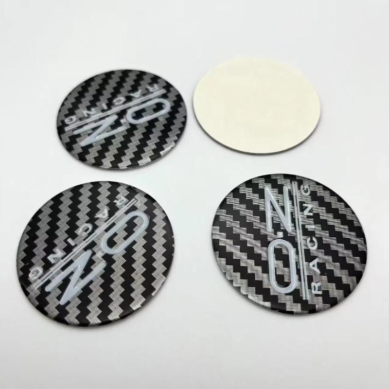 4 Pezzi Tappo Centrale Ruota OZ 45mm 56mm Copripolvere Mozzo Auto Emblema Logo OZ RACING Distintivo Accessori Styling Auto