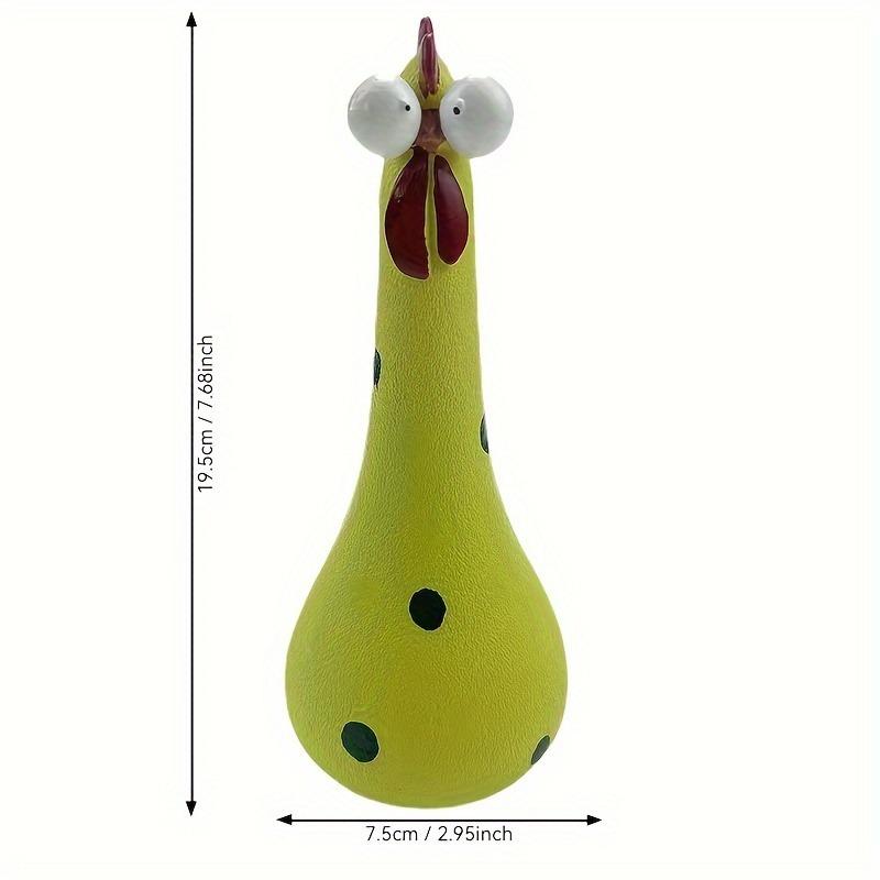 Resin Staring Rooster Decor, Ideal for Halloween, Thanksgiving and Christmas Home Ornament & Gift.