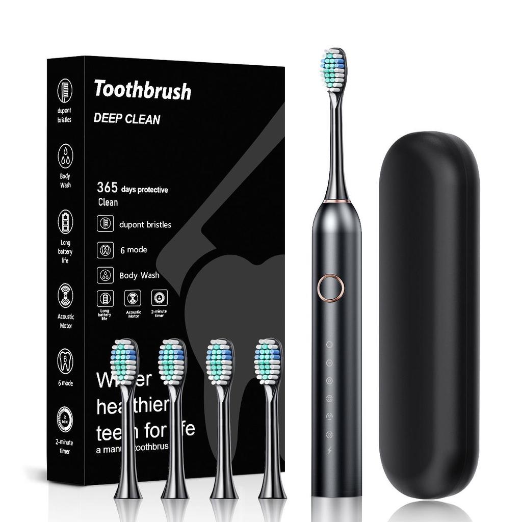 2024 Sonic 6-Speed Electric Toothbrush - Soft Bristle for Adults, Couple Set