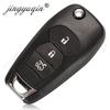 Jingyuqin 433.92Mhz FSK 4A Chip Car Remote Flip Key For Chevrolet Cruze 2015 Cavalier Trax Sonic Spark 2019+ Original OEM PCB