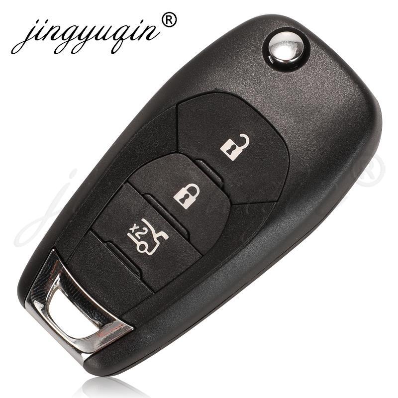 Jingyuqin 433.92Mhz FSK 4A Chip Car Remote Flip Key For Chevrolet Cruze 2015 Cavalier Trax Sonic Spark 2019+ Original OEM PCB