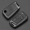 Styling Mouldings 1set Alloy Style Car Key Case Cover Shell Fob For VW Volkswagen Golf 7 MK7 Tiguan MK2 For SEAT Ateca Leon FR 2