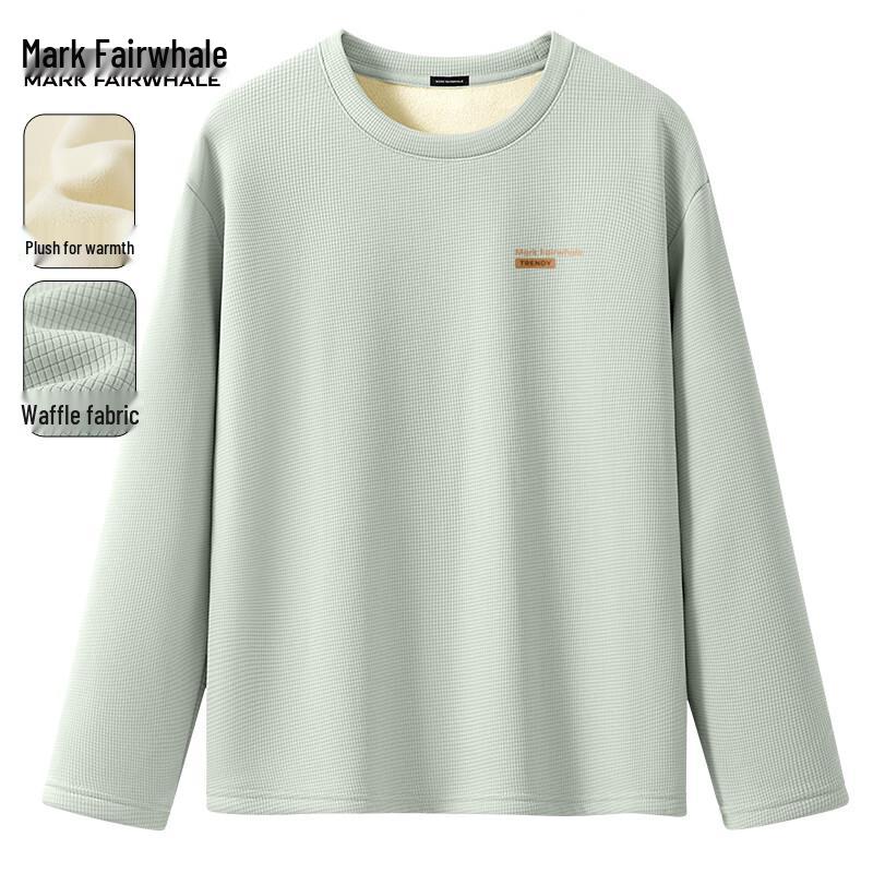 Mark Fairwhale Men's Waffle Fleece Lined Long-Sleeve Thermal T-shirt