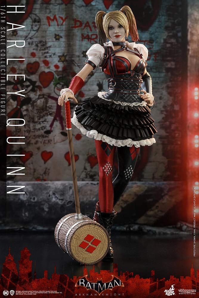 Hot Toys Video Game Masterpiece Arkham Knight Harley Quinn Scale Figure Black Batman 1/6 VGM#41