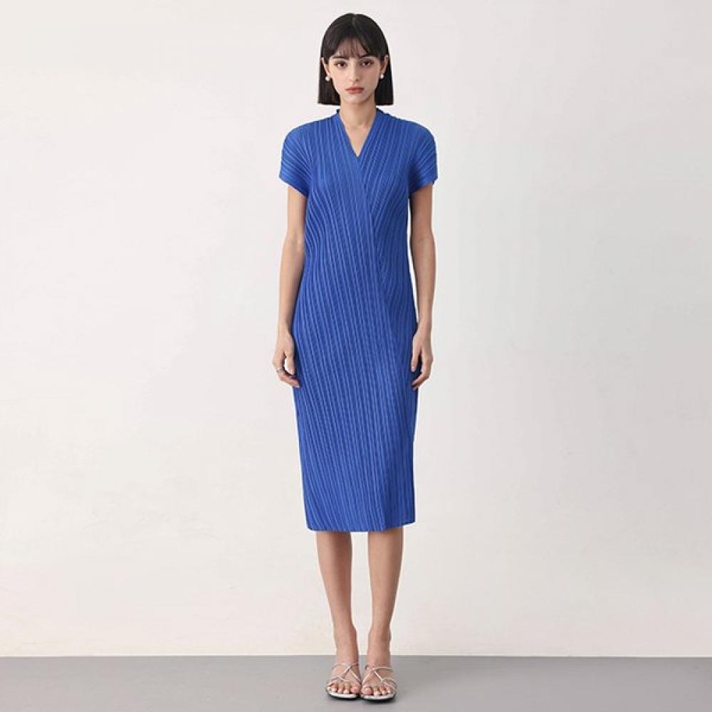 

Pleatsmood Vivid Pleats Dress FREE/BLUE