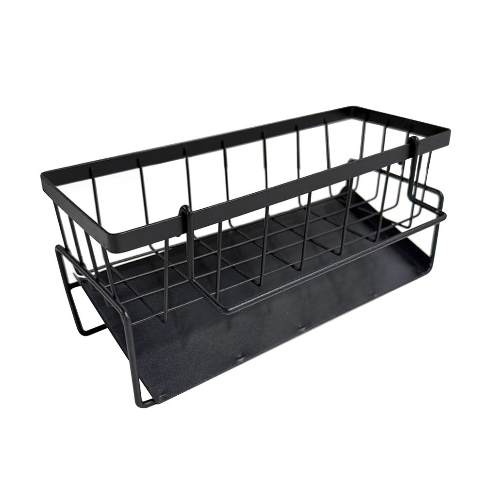 Multifunctional Sink Basket Space Saver Rustproof Kitchen Sink Organizer Kitchen Sink Caddy Sink Storage Countertop Organization 23x10x9cm