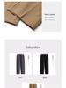 Women's Khaki High-Waist Loose Straight-Leg Harem Pants - Spring/Autumn 2025 Fashion Trend
