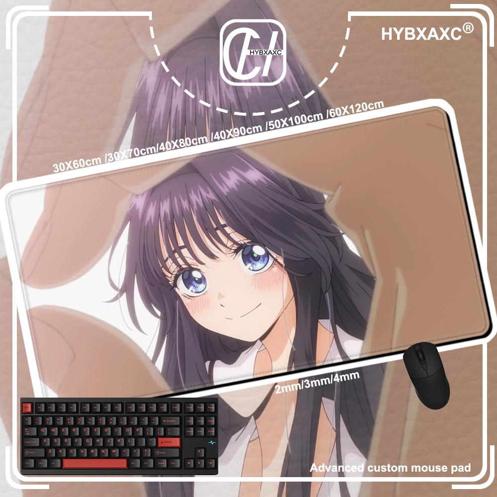 Kaoruko Waguri Mousepad Anime The Fragrant Flower Blooms with Dignity Mouse Pad Locking Edge HYBXAXC Laptop Gaming Keyboard Pad