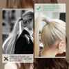 Damen Haarnadel Anti-Rutsch Kammzähne Hoher Pferdeschwanz Haarspange Schnallen-Design Transparent
