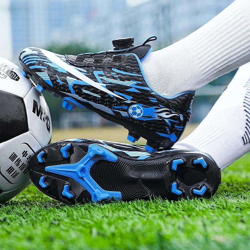 Barnsamhälle Kläder Fotbollsskor Professionella Fotbollsstövlar Pojkar Inomhus Fotbollsplan Skor Original Sneakers Barn Snabba
