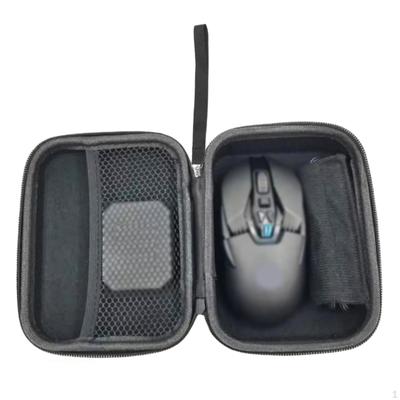 Aufbewahrungsbox für Mäuse, Mäuseetui, stoßfest mit Handschlaufe, weiches Futter, staubdichte Schutztasche,