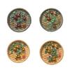 Five Gourds Refrigerator Magnet Bring Good Luck Wealth 3D Gourd Vine Round Refrigerator Magnet Home Office Kitchen Decoration