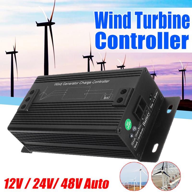 

12В/24В/48В Высокоэффективный IP50 Водонепроницаемый Генератор Ветротурбин Контроллер Заряда Регулятор Наружный Ветрогенератор