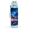 1PC Deep Galaxy Nebula Space Texture Print 750ml Color Plastic Sports Water Bottle Leakproof Flip Straw Lid Suitable for Sports Office Home Use