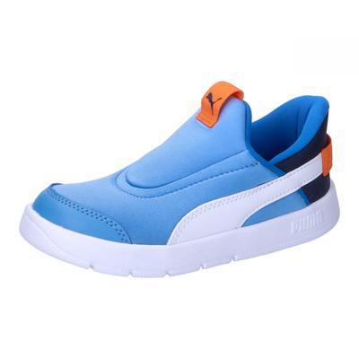 Courtflex v3 EASE IN Kojenecké 2024 Tým Světle modrá Velikost cm Tenisky, Unisex, Barvy podzim/zima Modrá/PUMA bílá/Club (02), 14.0