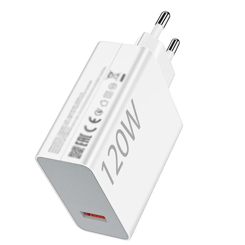 European Standard Fast Charger for Xiaomi Redmi - Supports 120W, 100W, 90W, 67W, 45W, 33W, Gold Label 6A