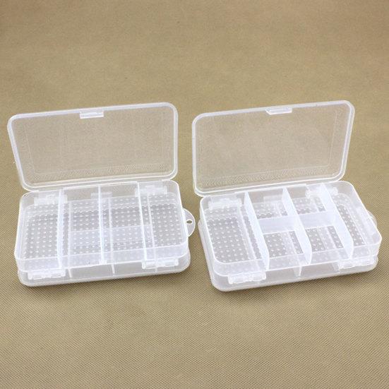 10 Grids Transparent Jewelry Tool Storage Box Screw Nut Parts Beads Storage Case