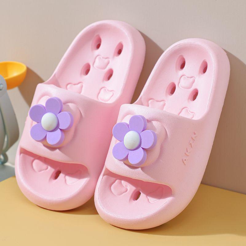Children's Quick-Dry Anti-Slip Bathroom Slippers - Boys & Girls Summer Shower Sandals